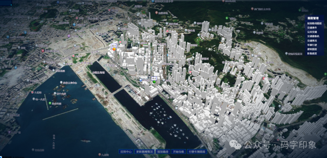 香港数字化交通vue3和threejs写的真优雅！